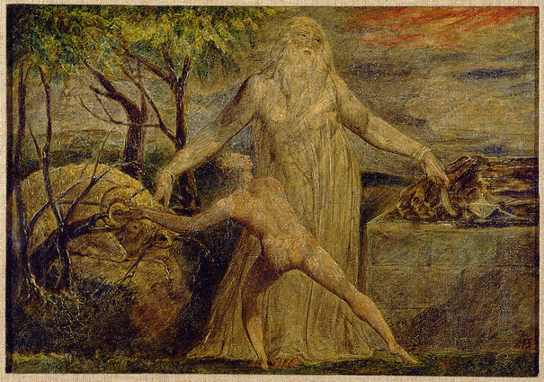 Abraham och Isak - William Blake