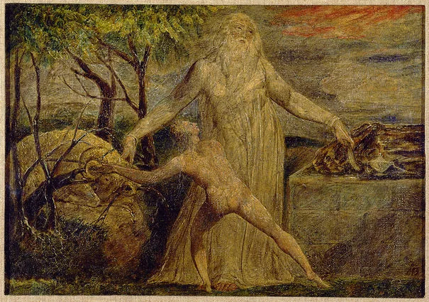 Abraham och Isak - William Blake