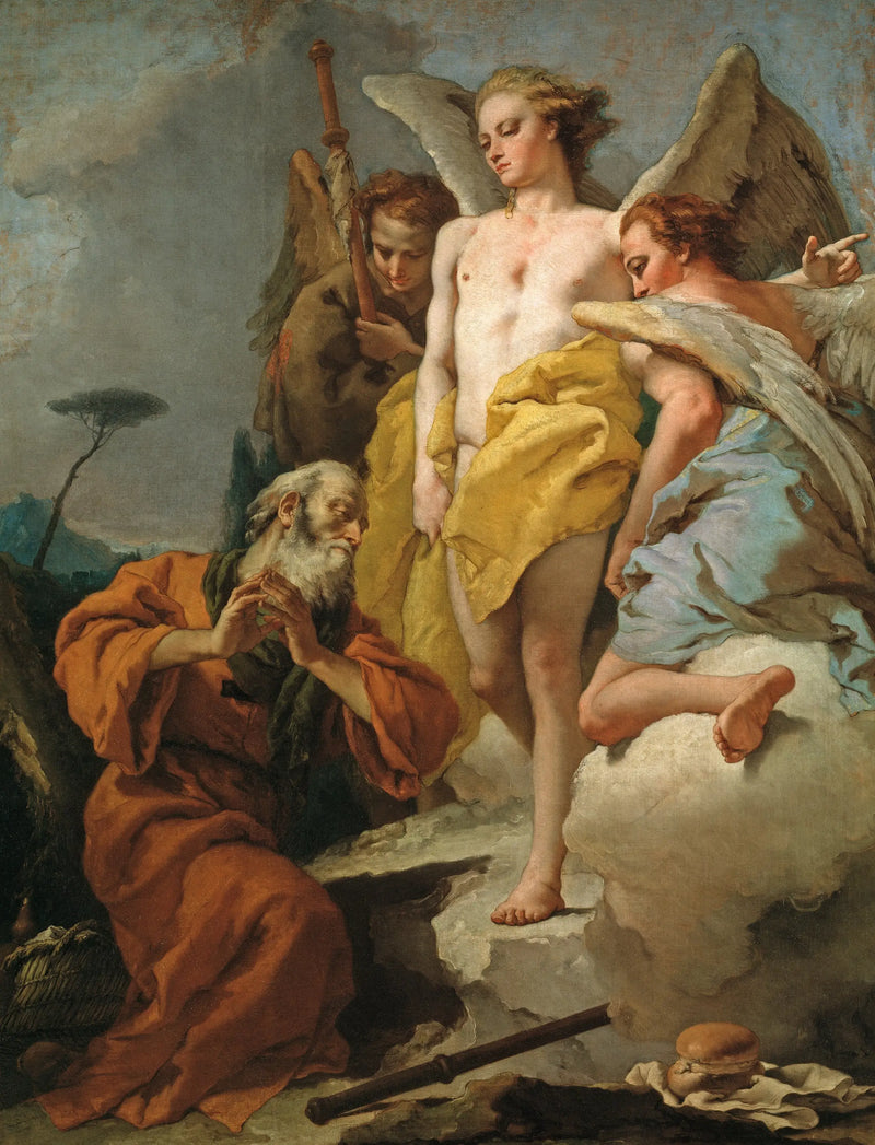 Abraham och de tre änglarna - Giovanni Battista Tiepolo