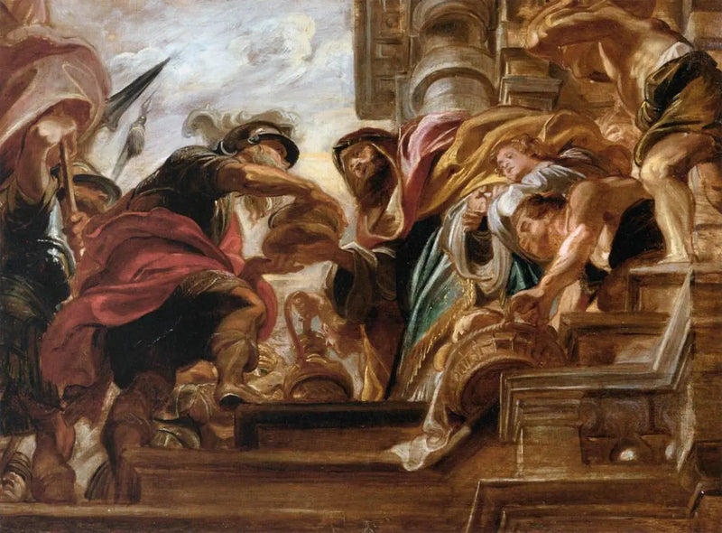 Abraham och Melkisedek - Peter Paul Rubens
