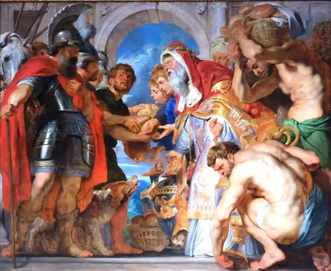 Abraham och Melkisedek - Peter Paul Rubens