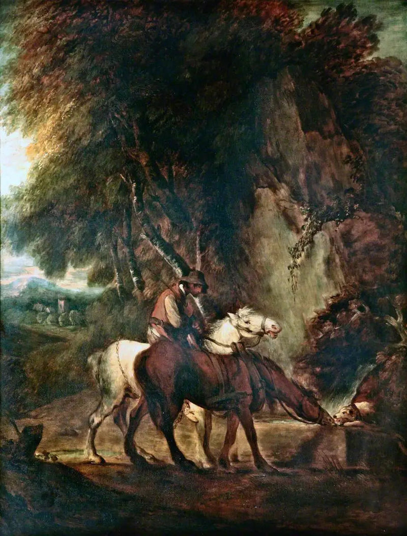 Vattning av hästar - Thomas Gainsborough