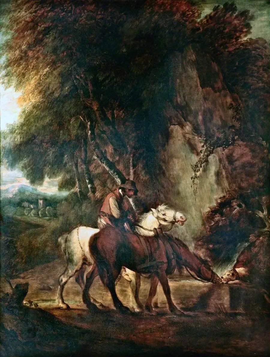 Vattning av hästar - Thomas Gainsborough