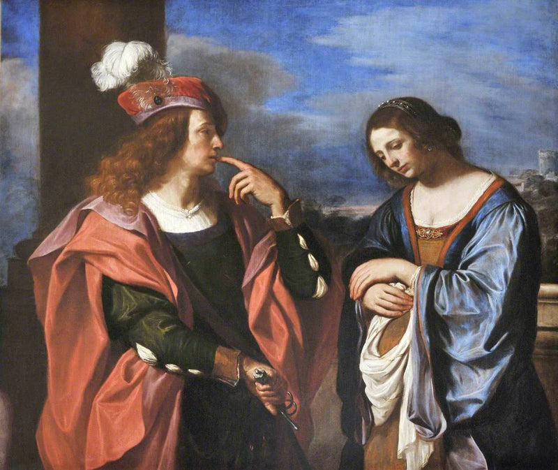 Absalom och Tamar - Guercino