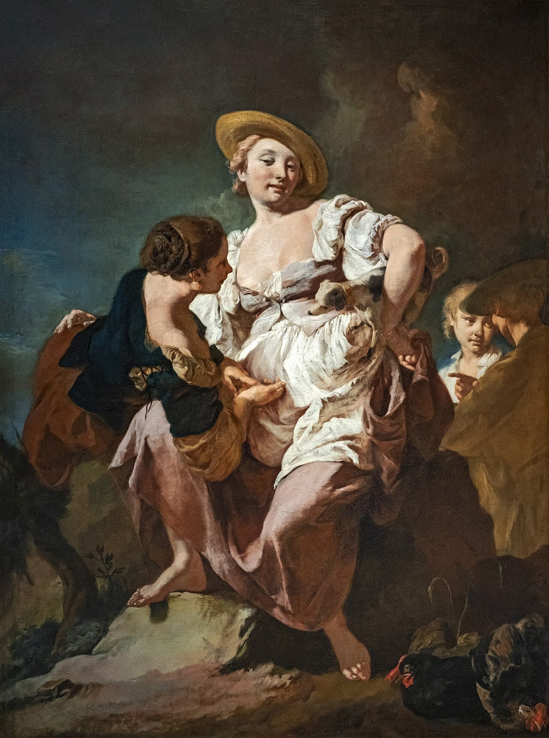 Académie - L'Indovina 1740-1745 - Giambattista Piazzetta - Giovanni Battista Piazzetta