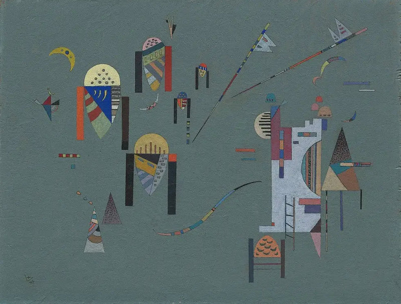 Vertikala accenter - Vassily Kandinsky