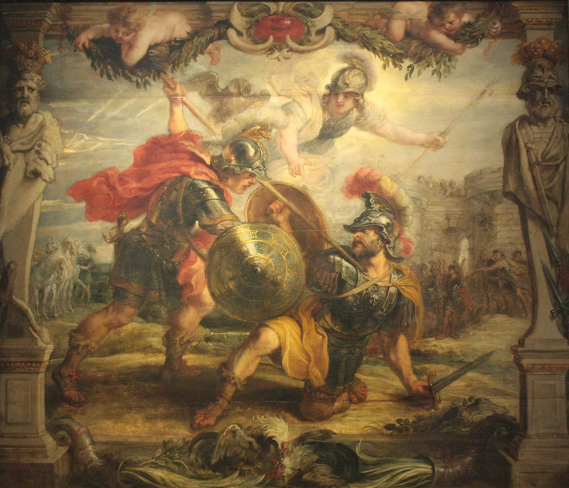 Achilles segrar över Hektor - Peter Paul Rubens