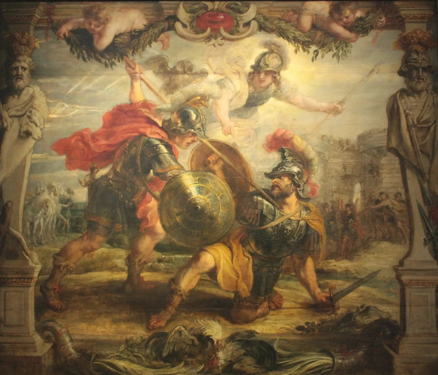 Achilles segrar över Hektor - Peter Paul Rubens