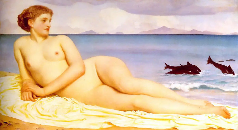 Akté, kustnymf - Frederic Leighton