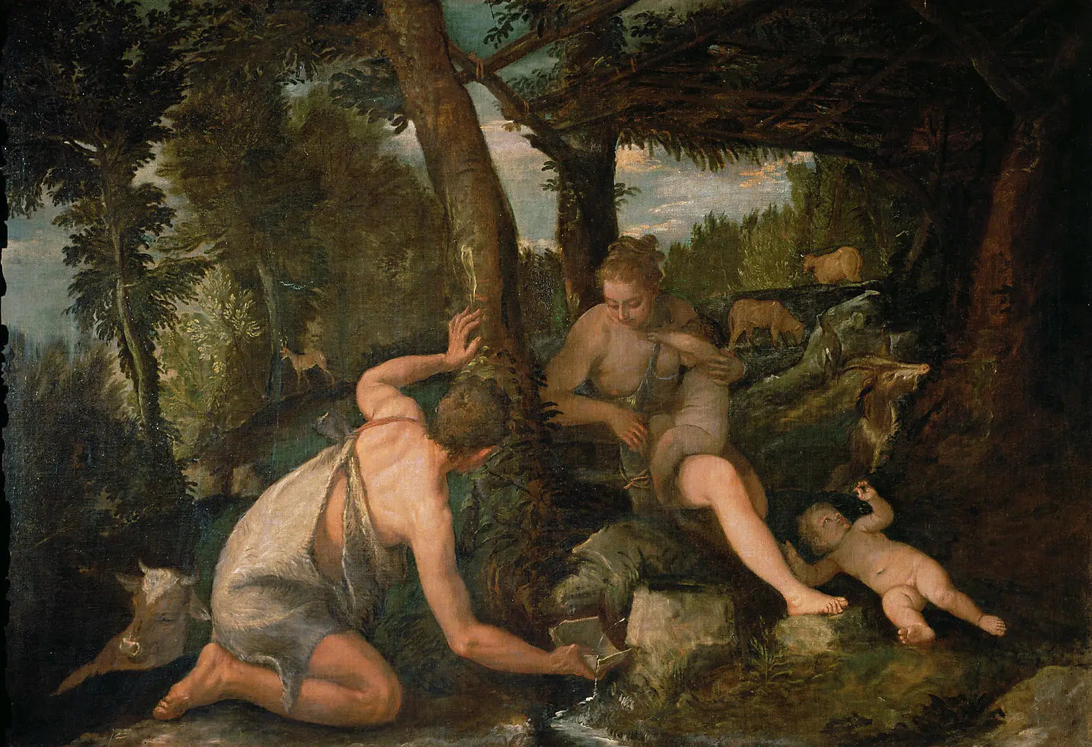 Adam et Eve après l’expulsion du paradis - Paul Véronèse - Alpha Reproduction