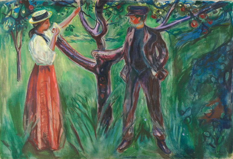 Adam och Eva - Edvard Munch