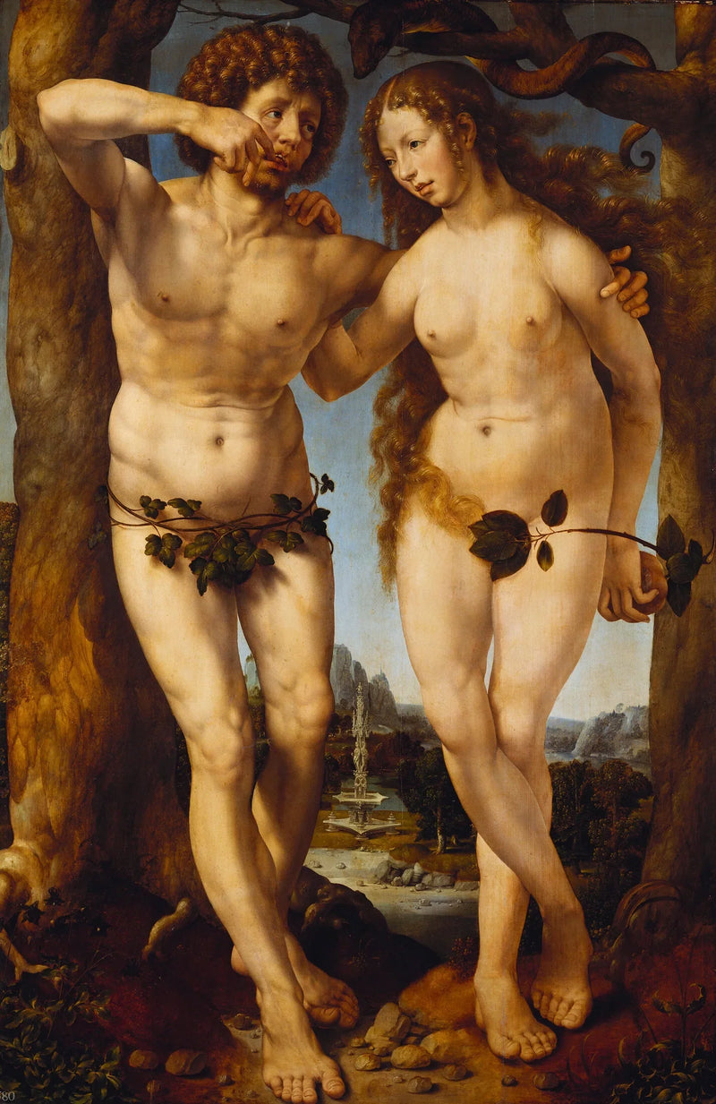 Adam och Eva - Jan Gossaert