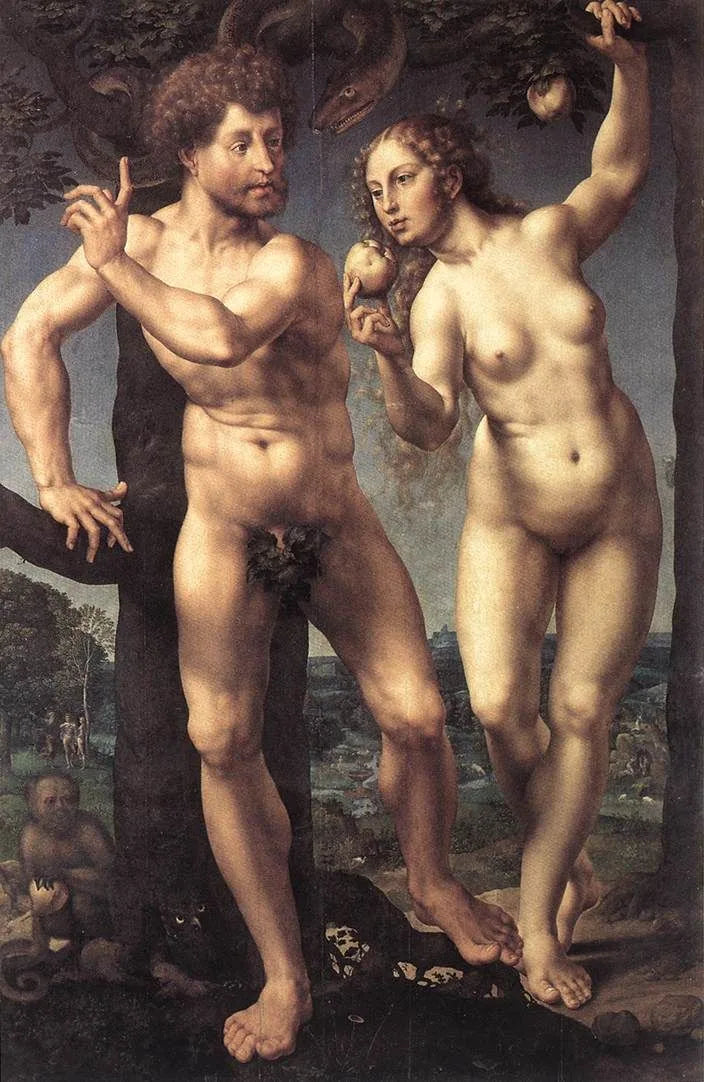 Adam och Eva - Jan Gossaert