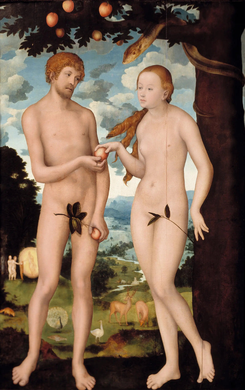 Adam och Eva - Lucas Cranach den äldre