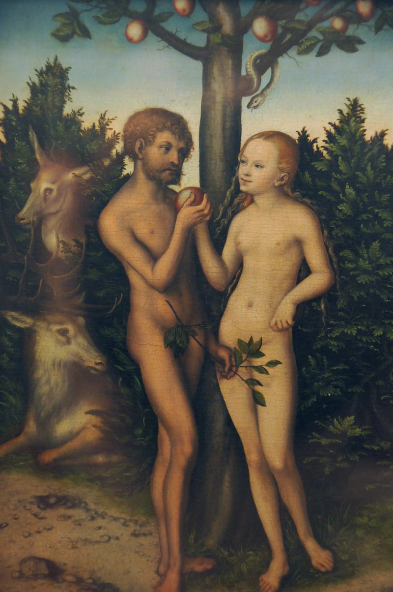Adam och Eva - Lucas Cranach den äldre