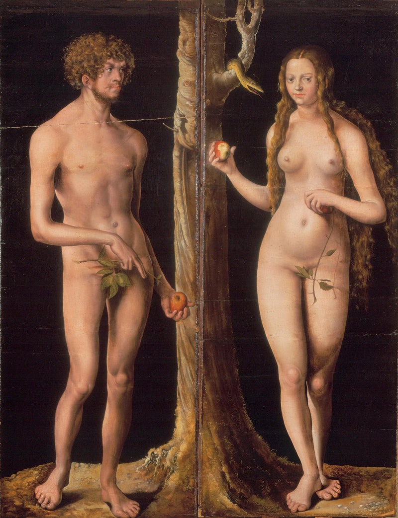 Adam och Eva - Lucas Cranach den äldre