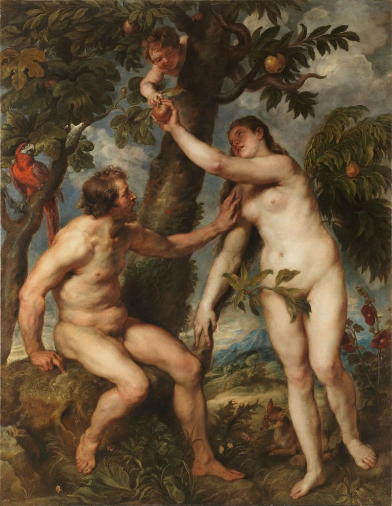 Adam och Eva - Peter Paul Rubens