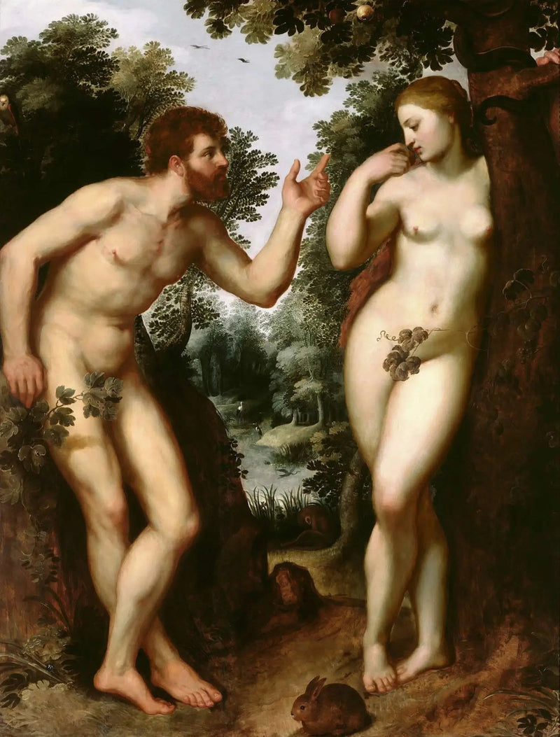 Adam och Eva - Peter Paul Rubens