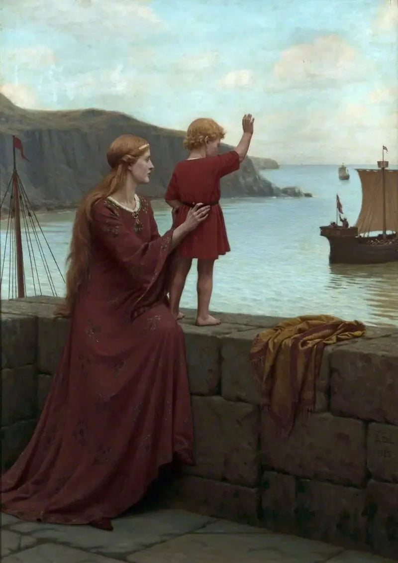 Adjö - Edmund Blair Leighton