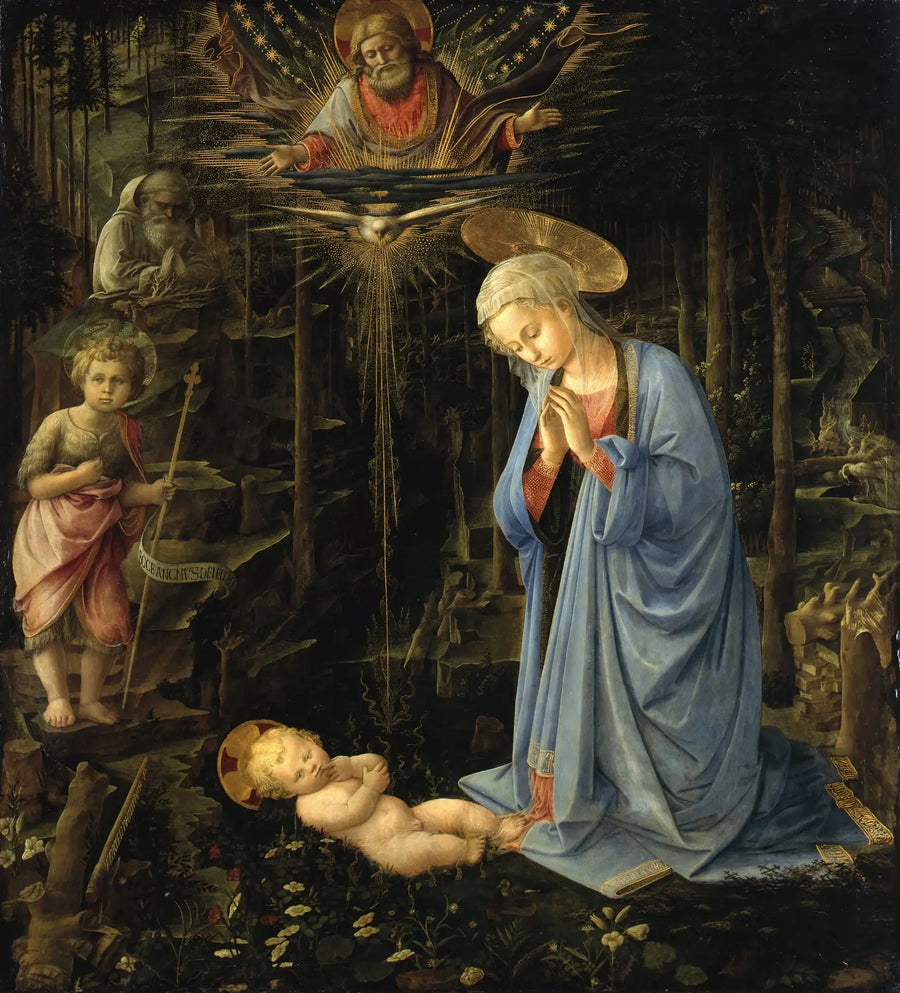Adoration i skogen - Fra Filippo Lippi