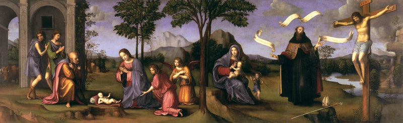 Barnets tillbedjan - Francesco Francia