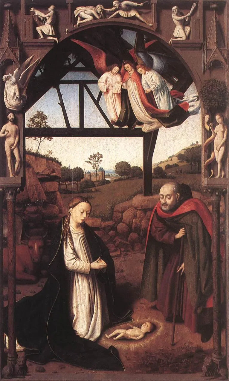 Barnets tillbedjan - Petrus Christus