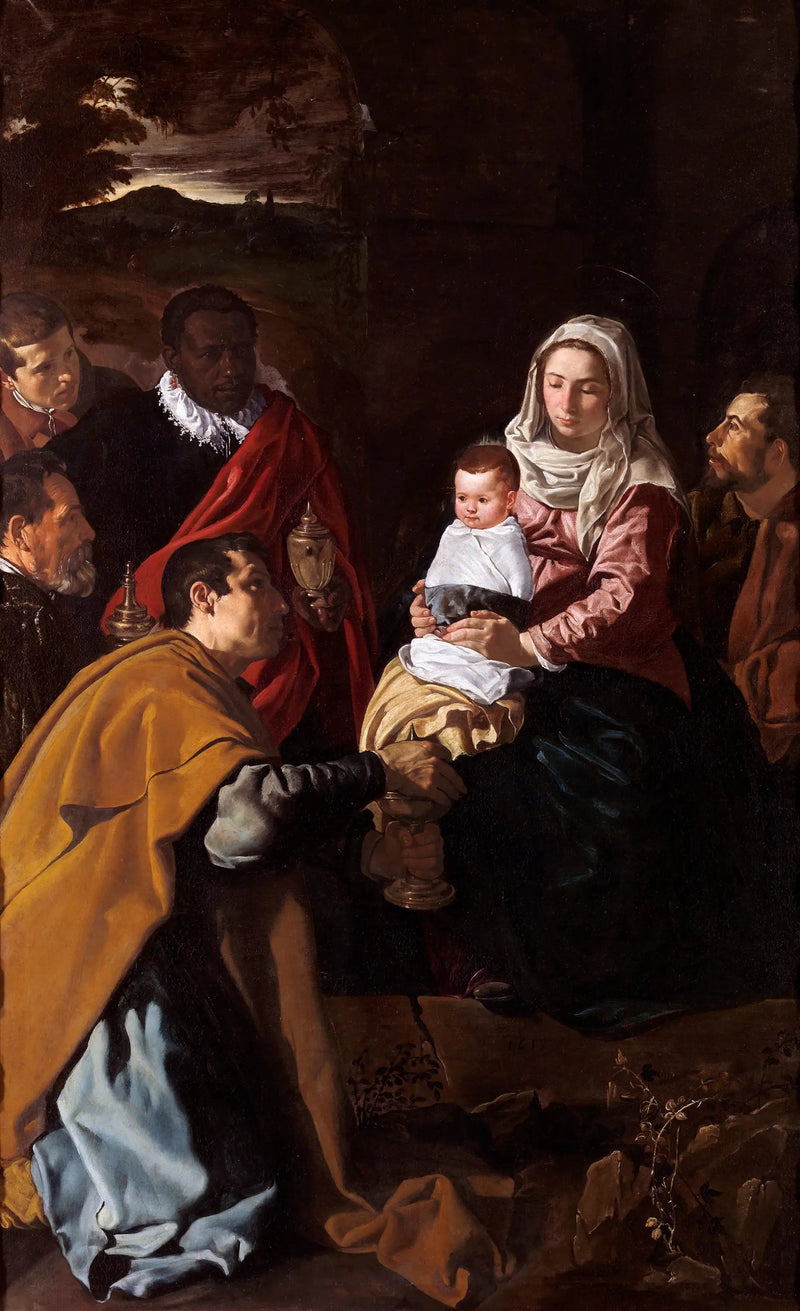 Tolkning av de vise männen - Diego Velázquez