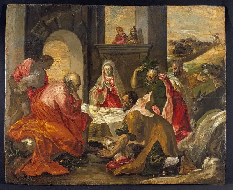 De vise mäns tillbedjan - El Greco