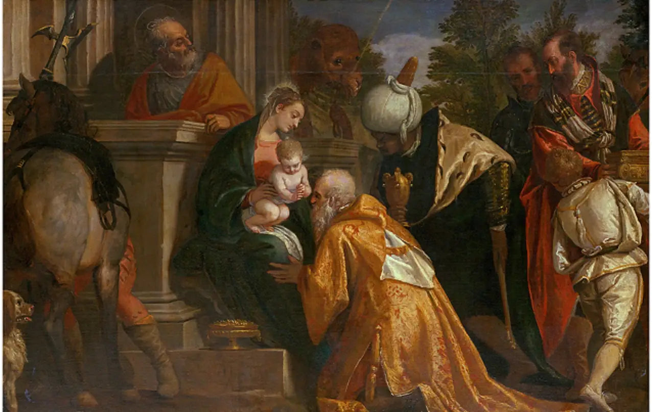 Adoration des mages - Paul Véronèse image 1 copie peinte à la main à l’huile