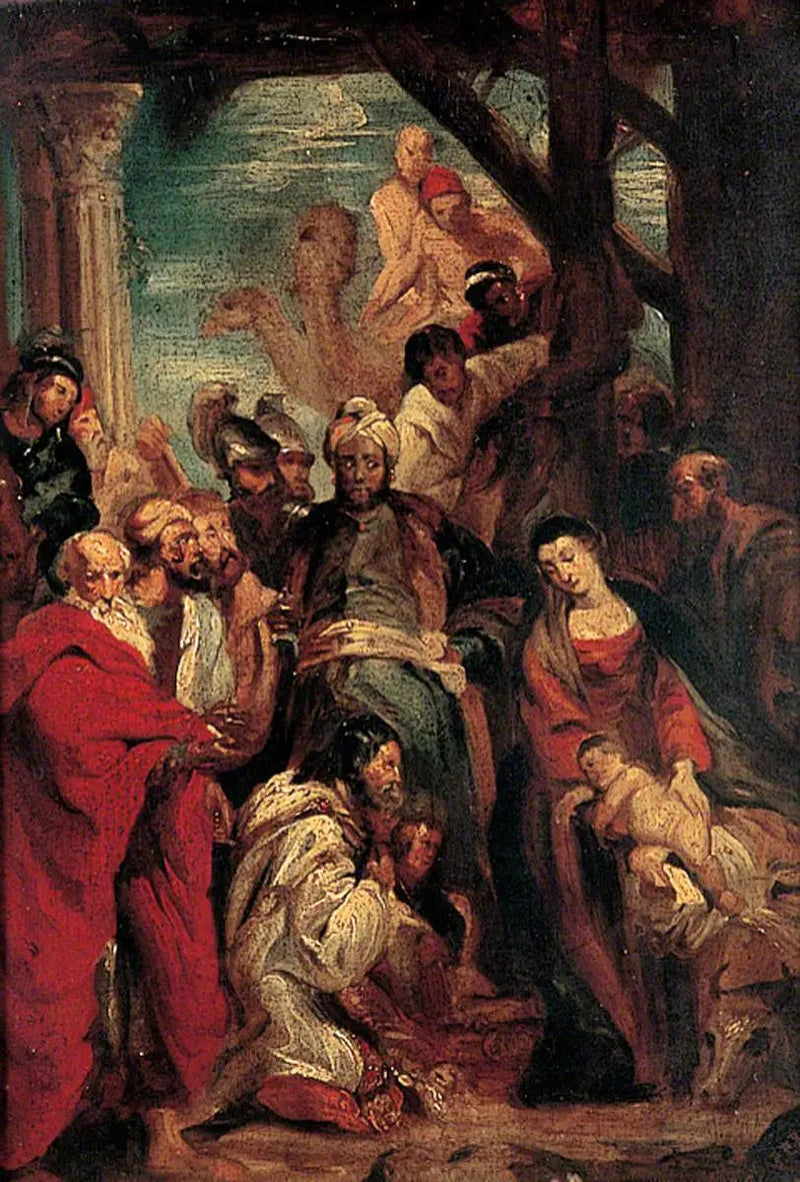 De tre vise männen - Peter Paul Rubens