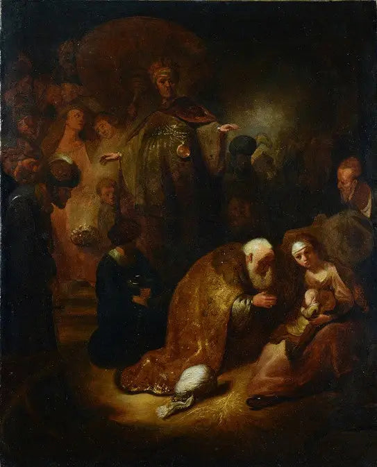 De tre vise männen - Rembrandt