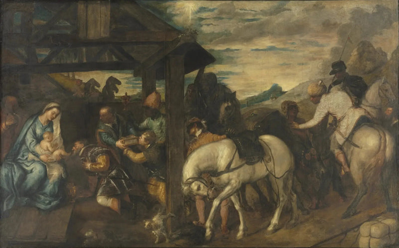 Tolkning av de vise männen - Titian