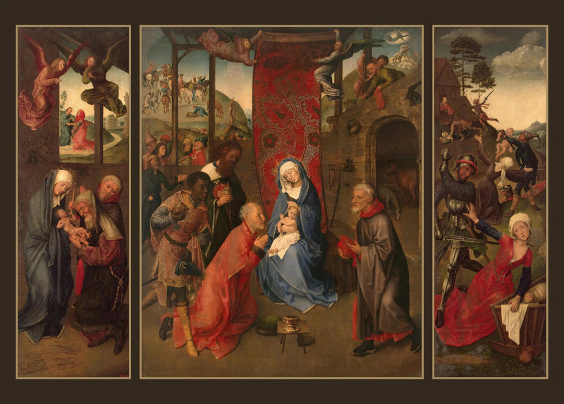 Adoration des Mages (Triptyk) - Hugo van der Goes