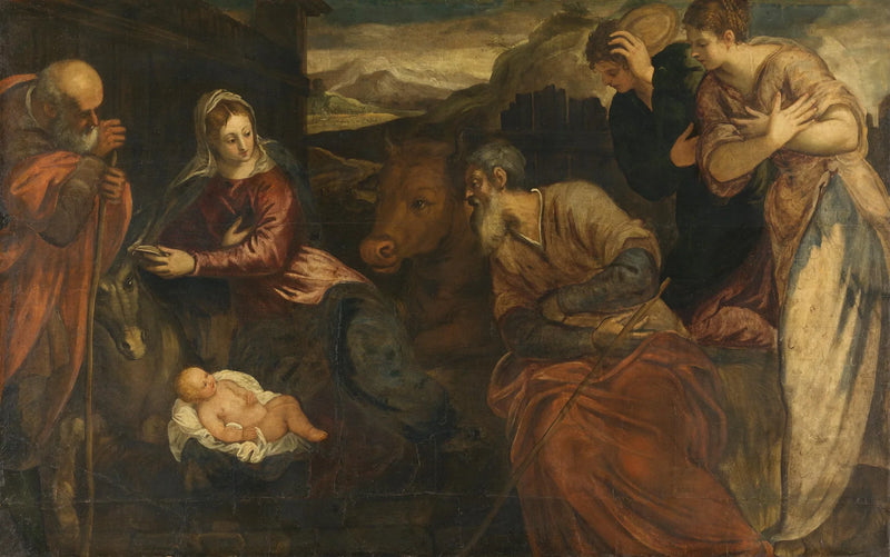 Adoration par les bergare - Jacopo Tintoretto