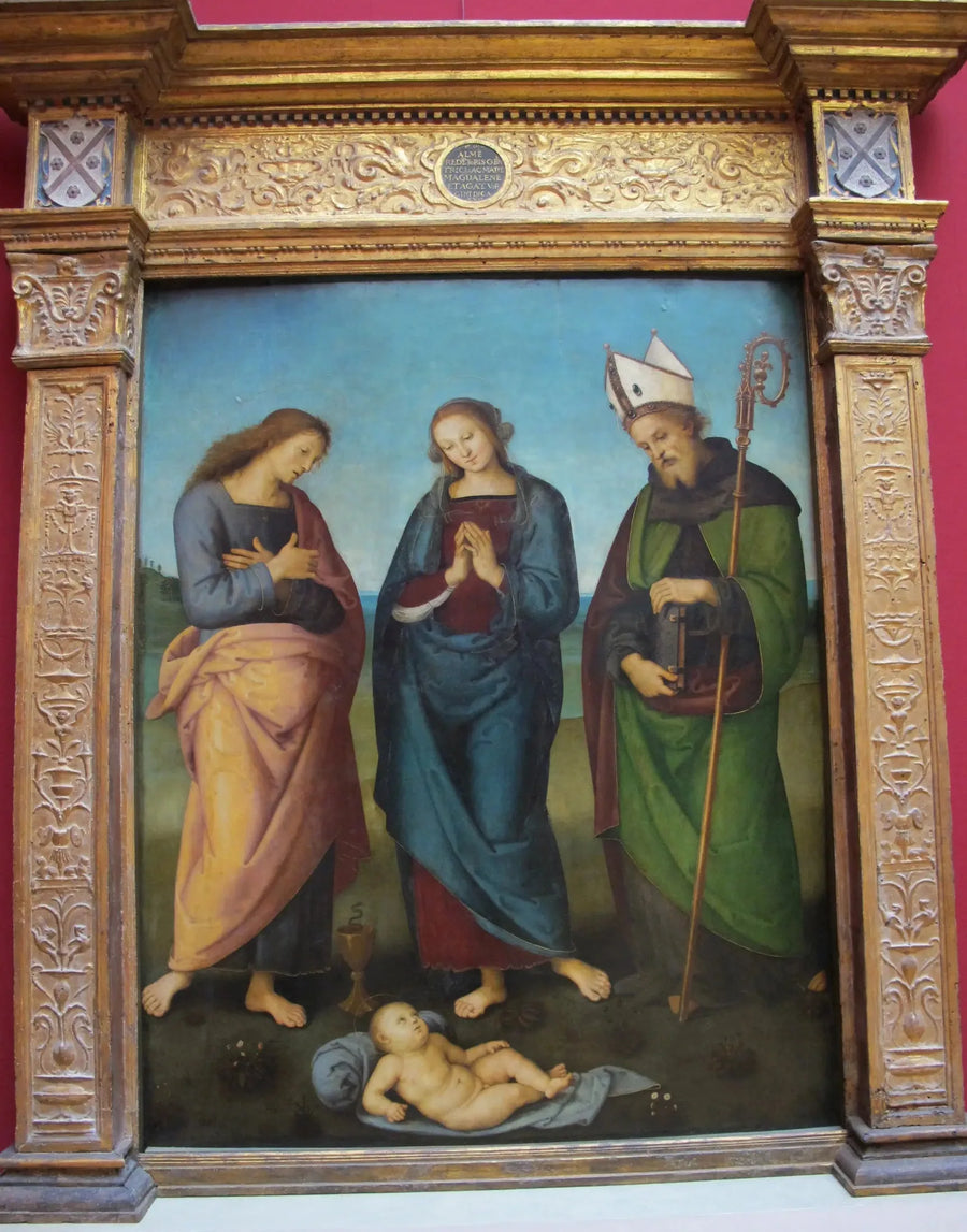 Barnets tillbedjan - Pietro Perugino