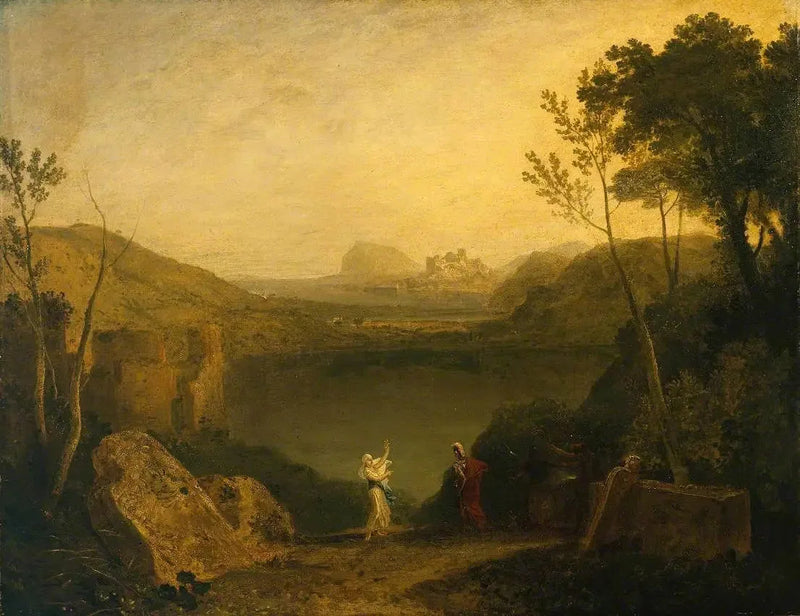 Aeneas och Sibyllan, Avernus-sjön - J. M. W. Turner