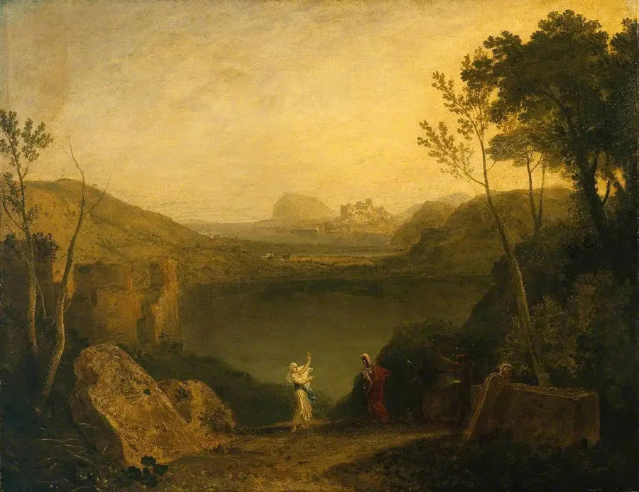 Aeneas och Sibyllan, Avernus-sjön - J. M. W. Turner