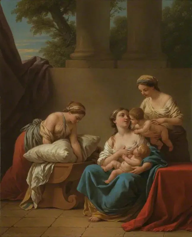 Moderskärlek - Louis Jean François Lagrenée