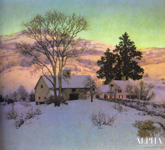 Afterglow - Maxfield Parrish - Reproductions de tableaux et peintures haut de gamme