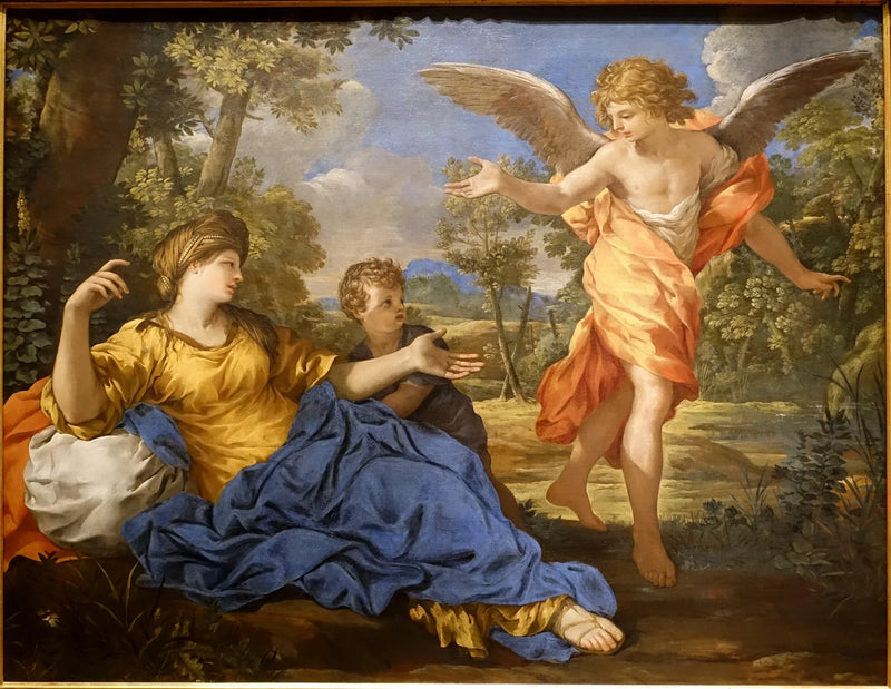Agar och ängeln - Pietro da Cortona