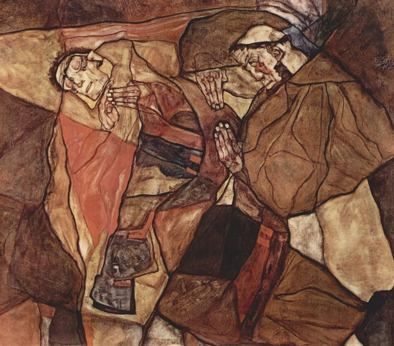 Agoni (Dödsstriden) - Egon Schiele
