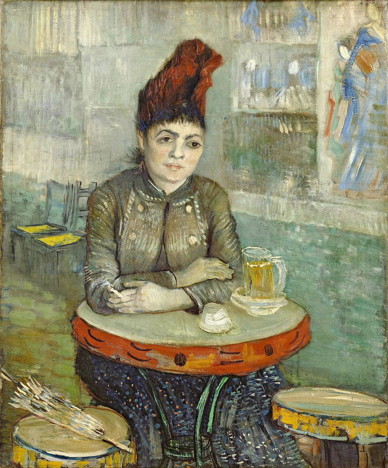 Agostina Segatori på Tambourin-caféet - Vincent van Gogh