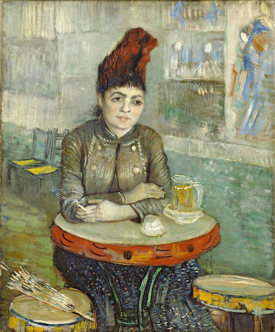 Agostina Segatori på Tambourin-caféet - Vincent van Gogh