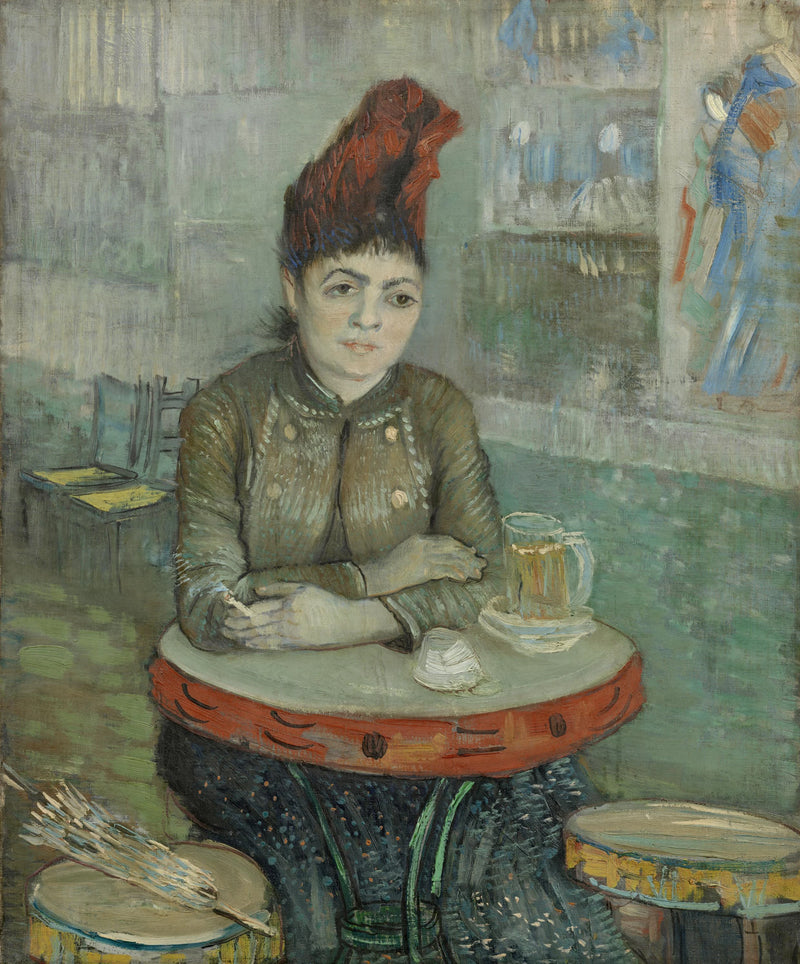 Agostina Segatori på Tambourin-caféet - Vincent van Gogh