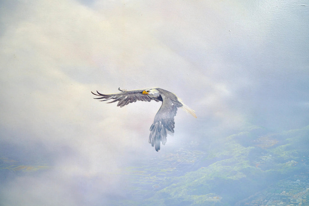 Aigles en Vol | 200 x 170 cm Reproductions de tableaux à la peinture à l’huile