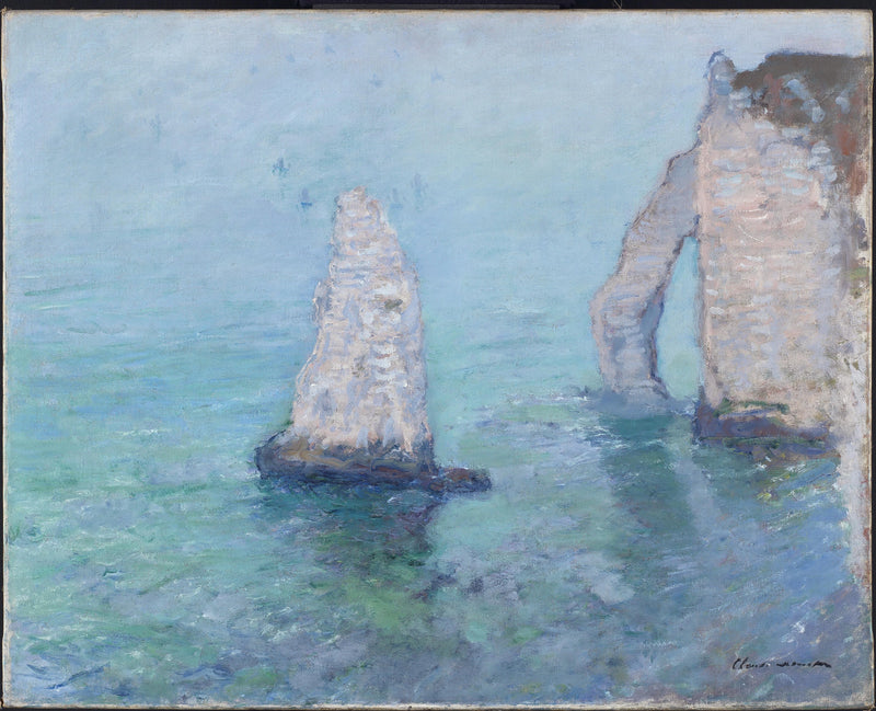 Nålen och Nedströmsporten, Étretat W1033 - Claude Monet