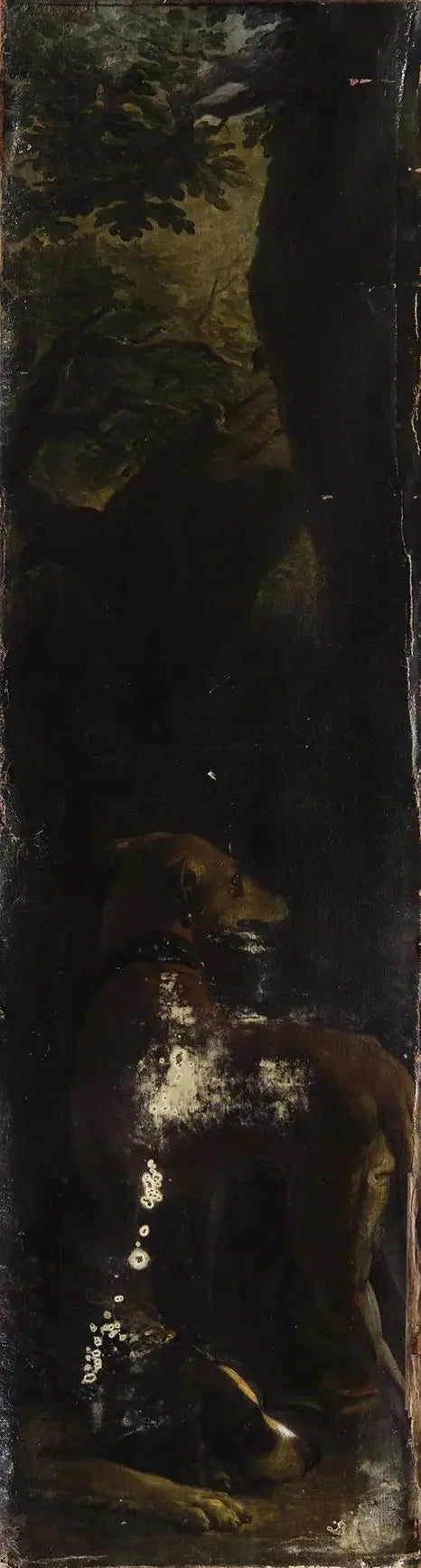 Tillägg av vänster sida (sedan borttagen) av "Méléagre och Atalante" - Peter Paul Rubens