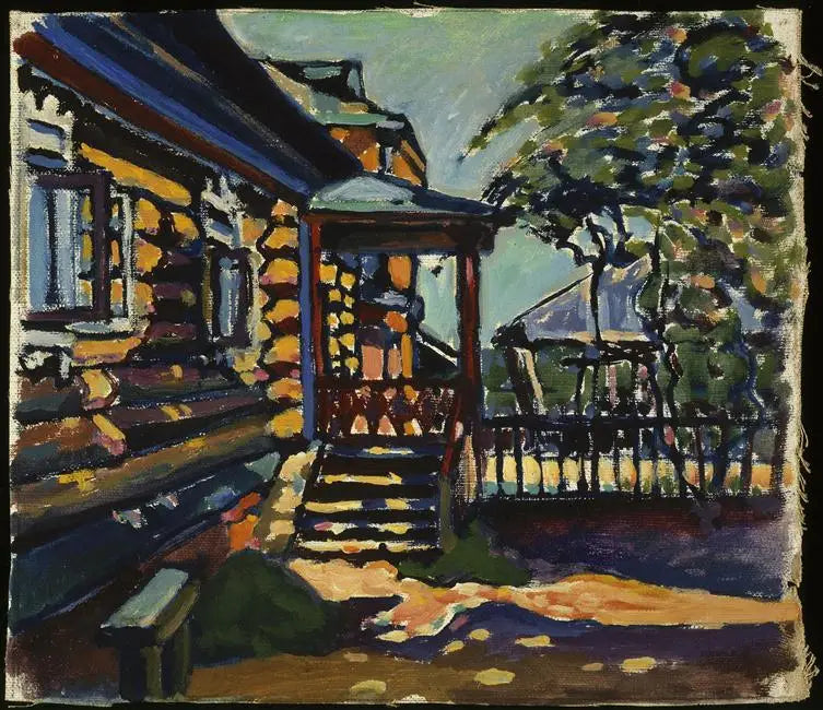 Akhtyrka, huvudentré till datchan - Vassily Kandinsky