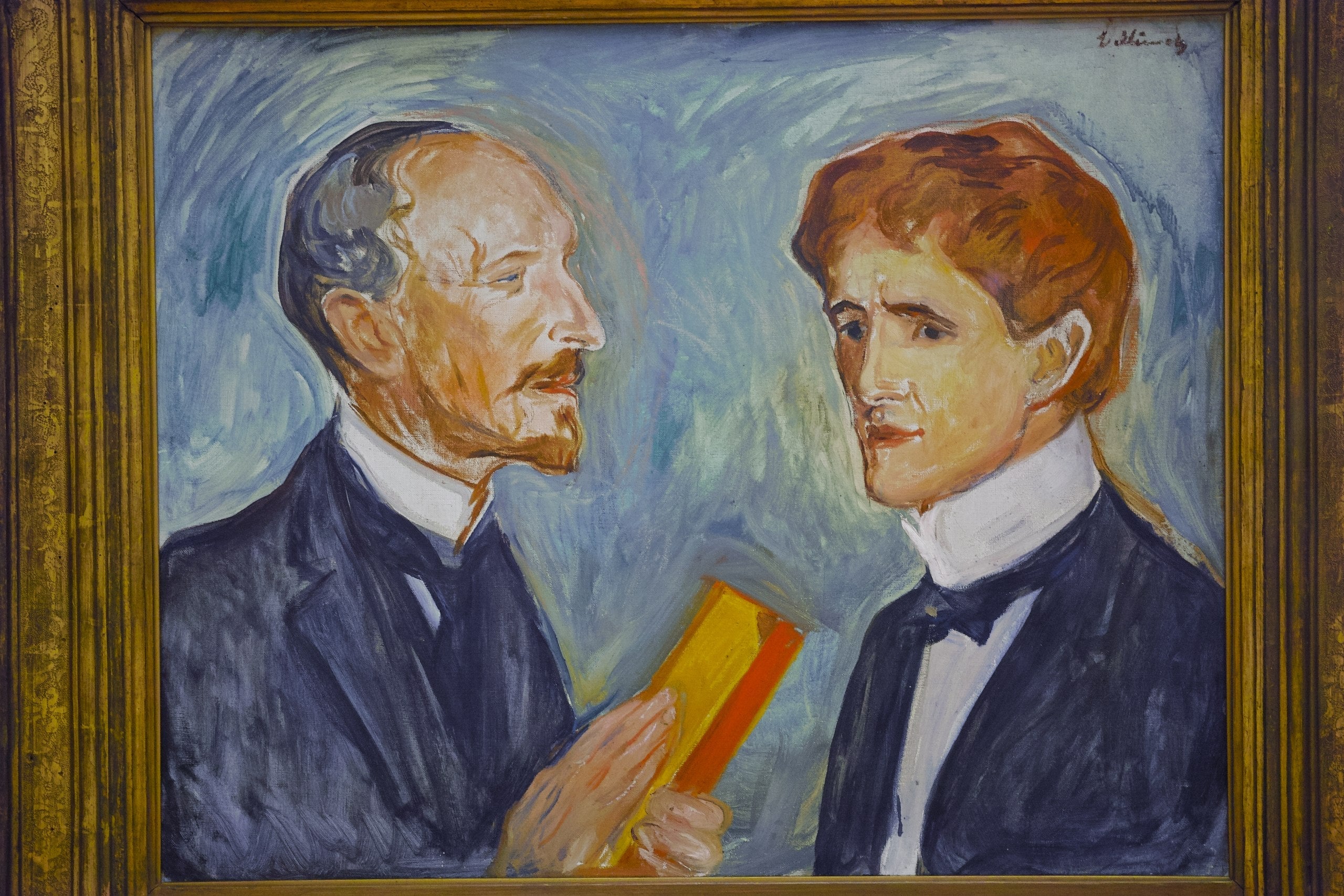 Albert Kollmann och Sten Drewsen - Edvard Munch