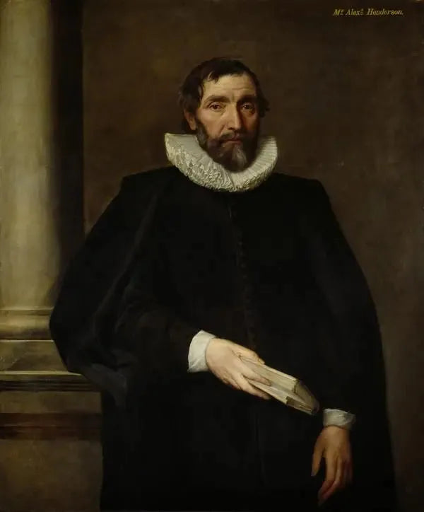 Alexander Henderson, circa 1583 - 1646. Presbyteriell teolog och diplomat - Antoine van Dyck